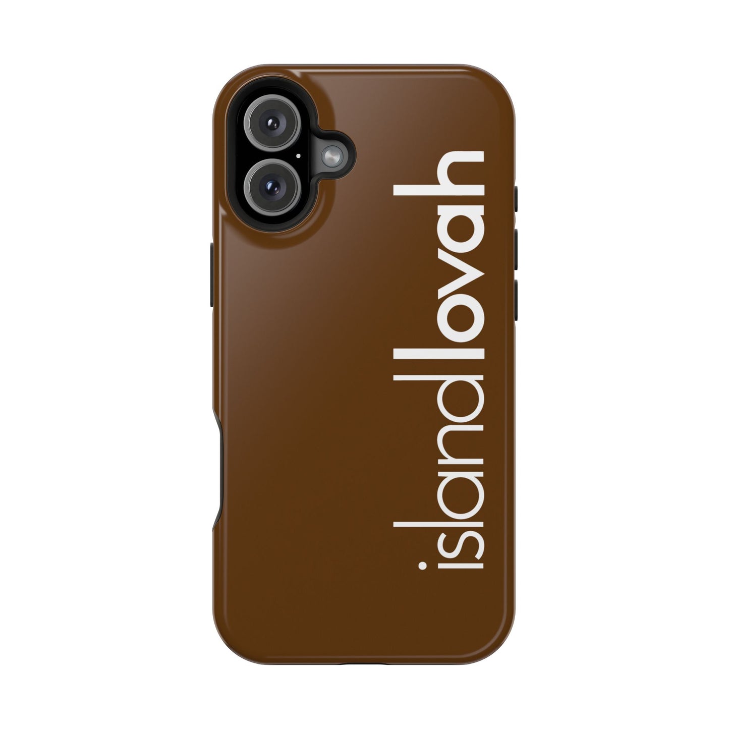 Magnetic Tough Cases iPhone - Island Lovah (Brown)