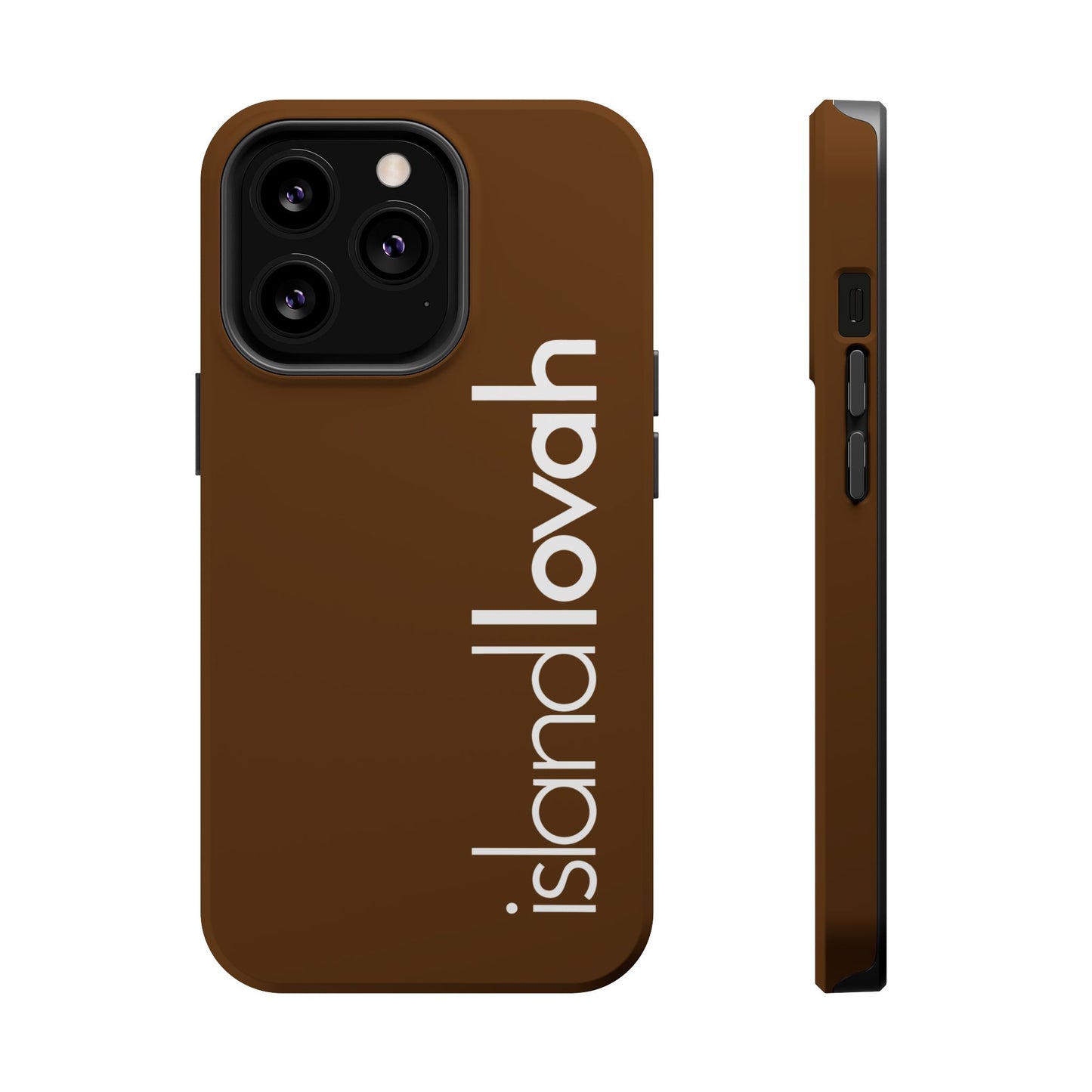 Magnetic Tough Cases iPhone - Island Lovah (Brown)
