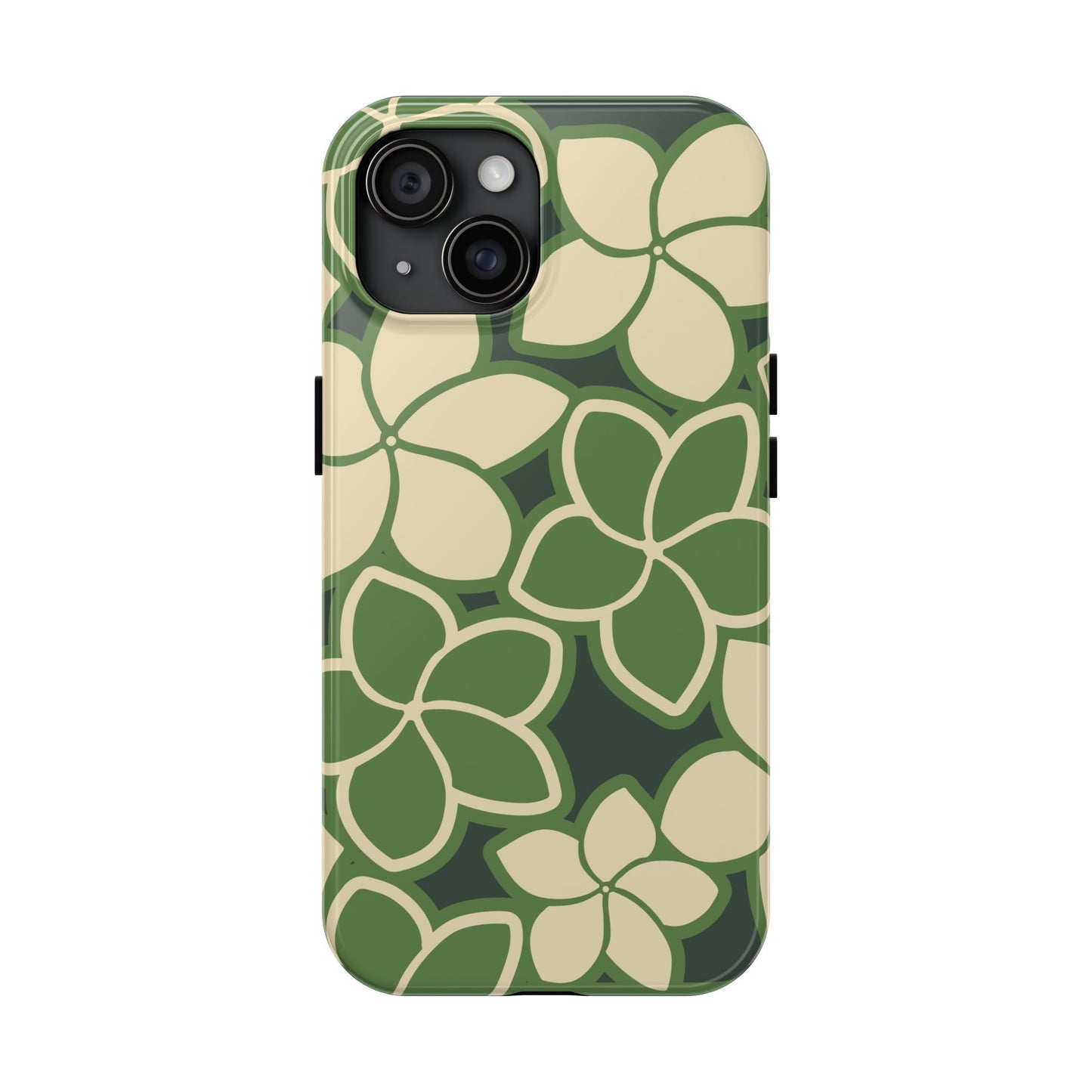 Tough Phone Cases - Plumeria (Green)