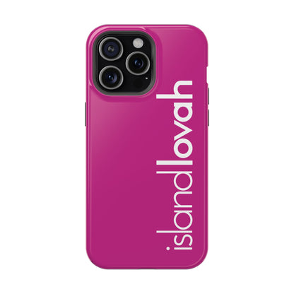 Magnetic Tough Cases iPhone - Island Lovah (Pink)