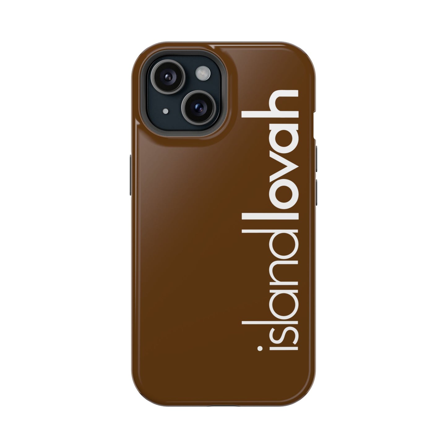 Magnetic Tough Cases iPhone - Island Lovah (Brown)