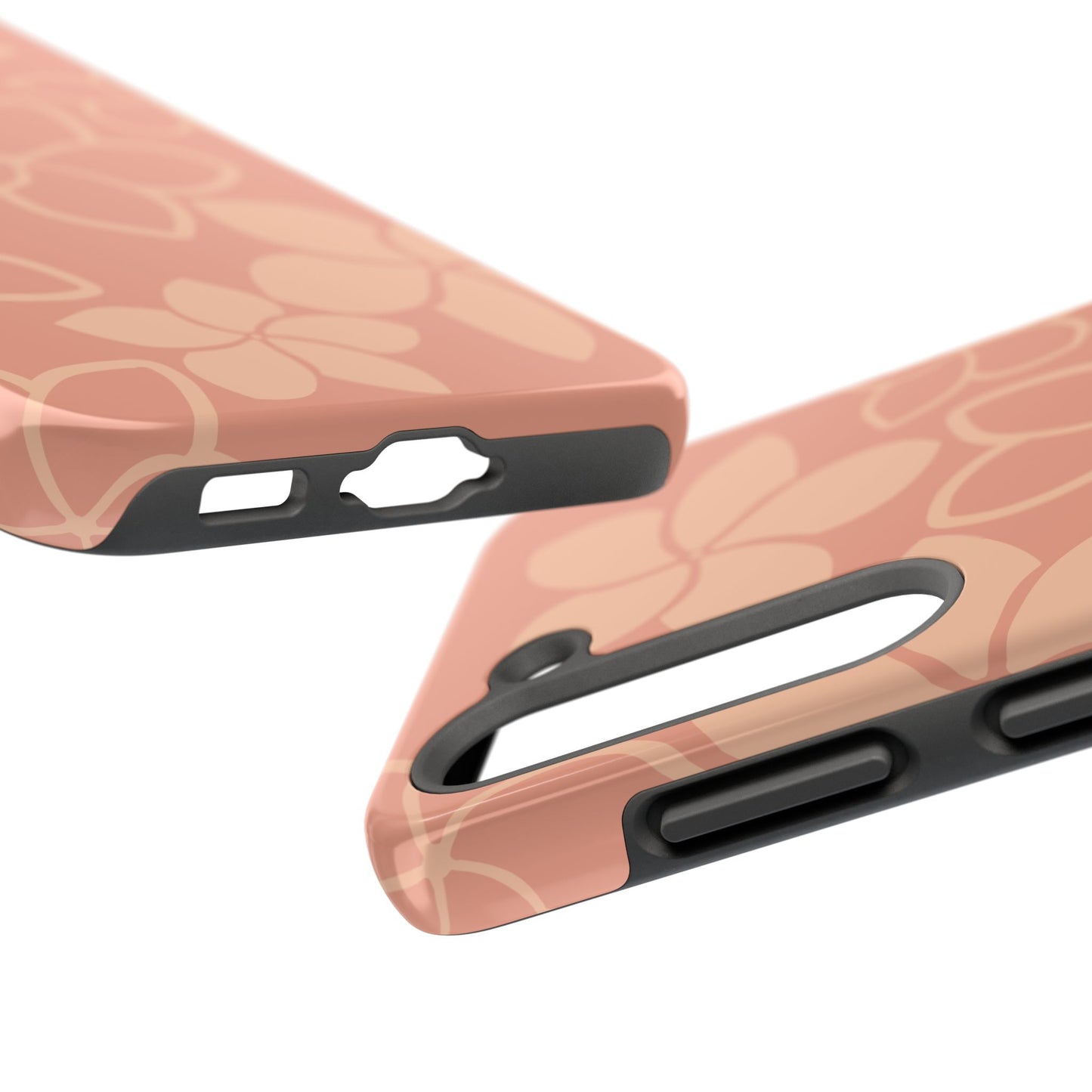 Tough Phone Cases - Plumeria (Salmon)