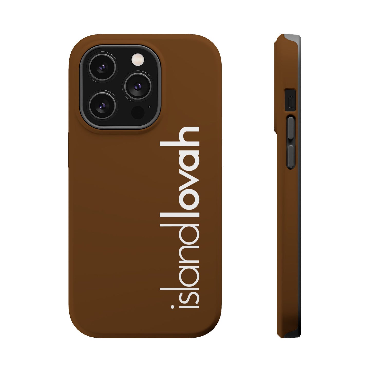 Magnetic Tough Cases iPhone - Island Lovah (Brown)