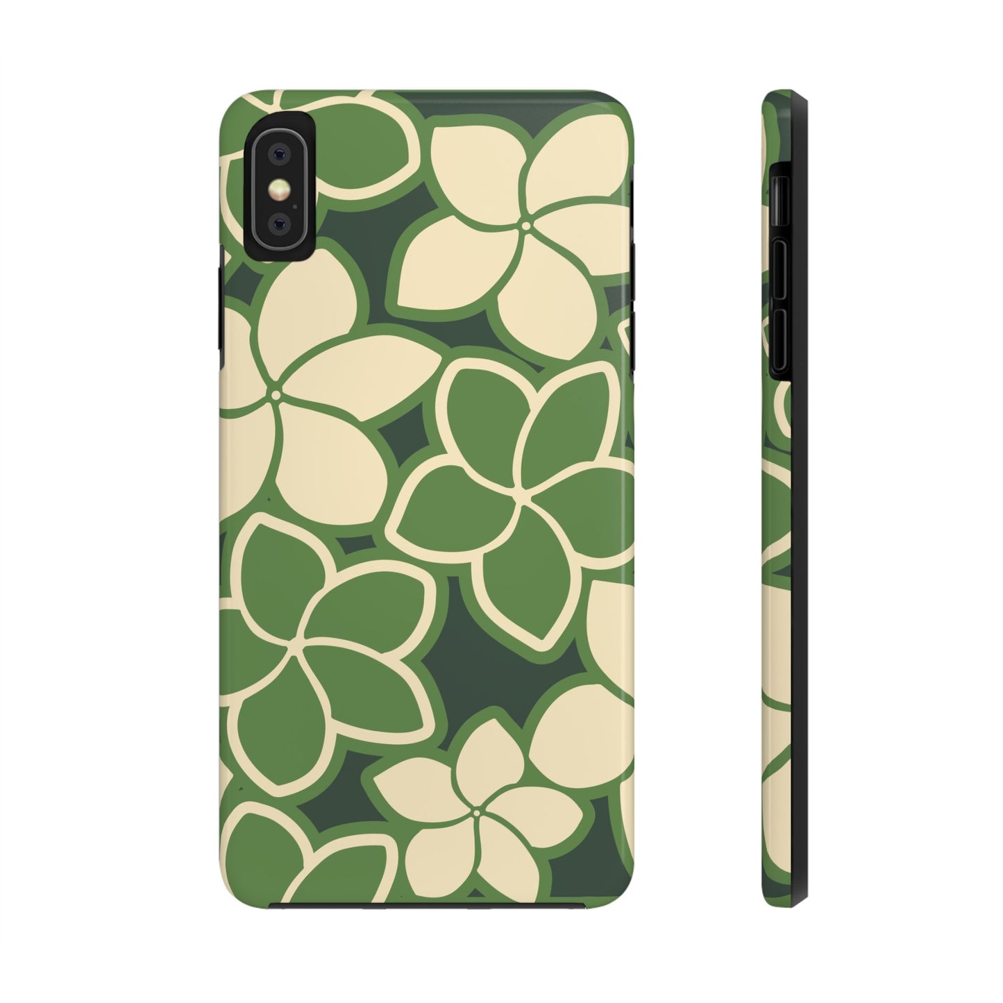 Tough Phone Cases - Plumeria (Green)