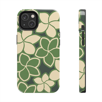 Tough Phone Cases - Plumeria (Green)