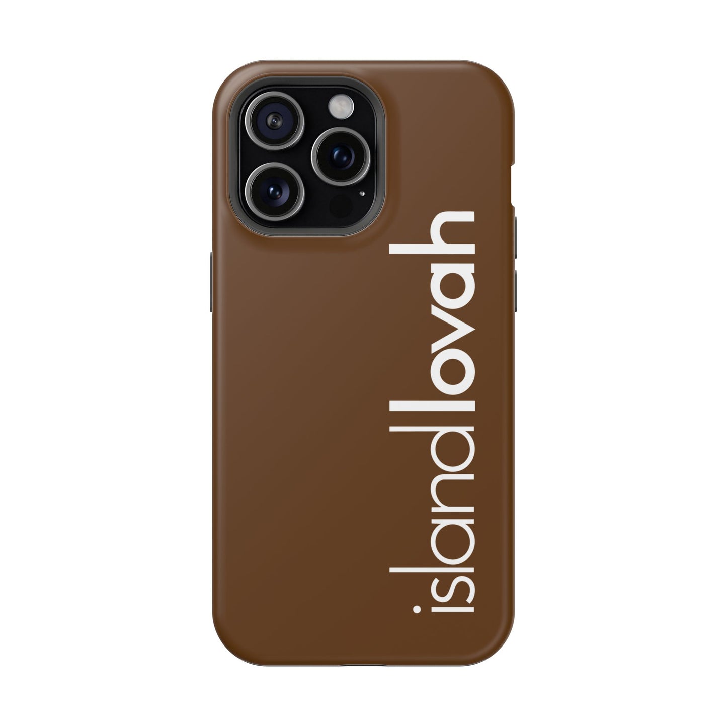 Magnetic Tough Cases iPhone - Island Lovah (Brown)