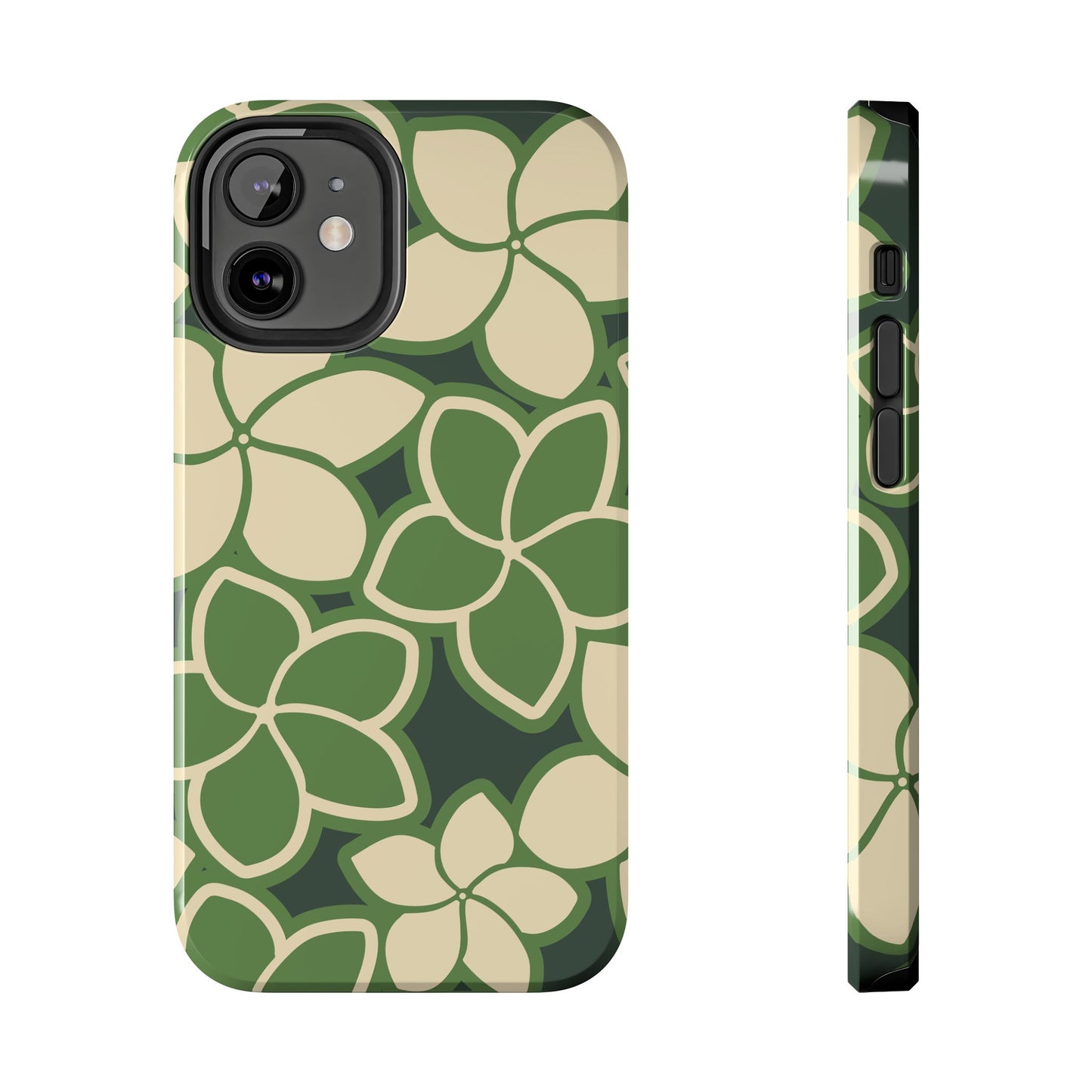 Tough Phone Cases - Plumeria (Green)