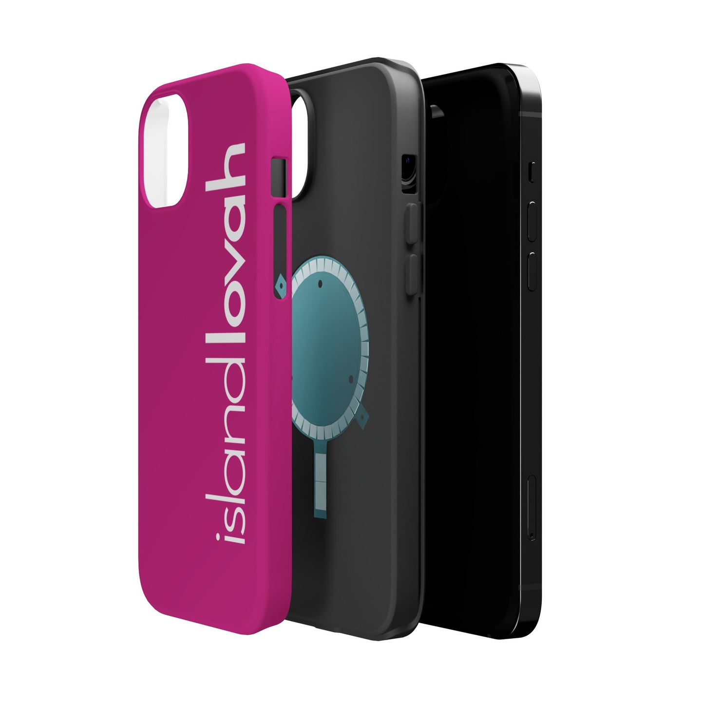 Magnetic Tough Cases iPhone - Island Lovah (Pink)