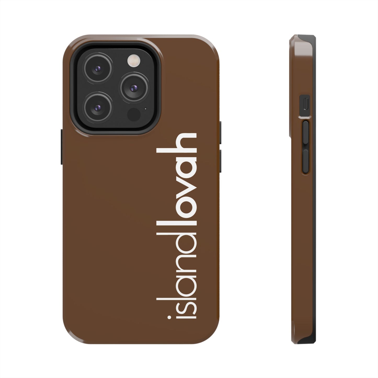 Tough Phone Cases - Island Lovah (Brown)