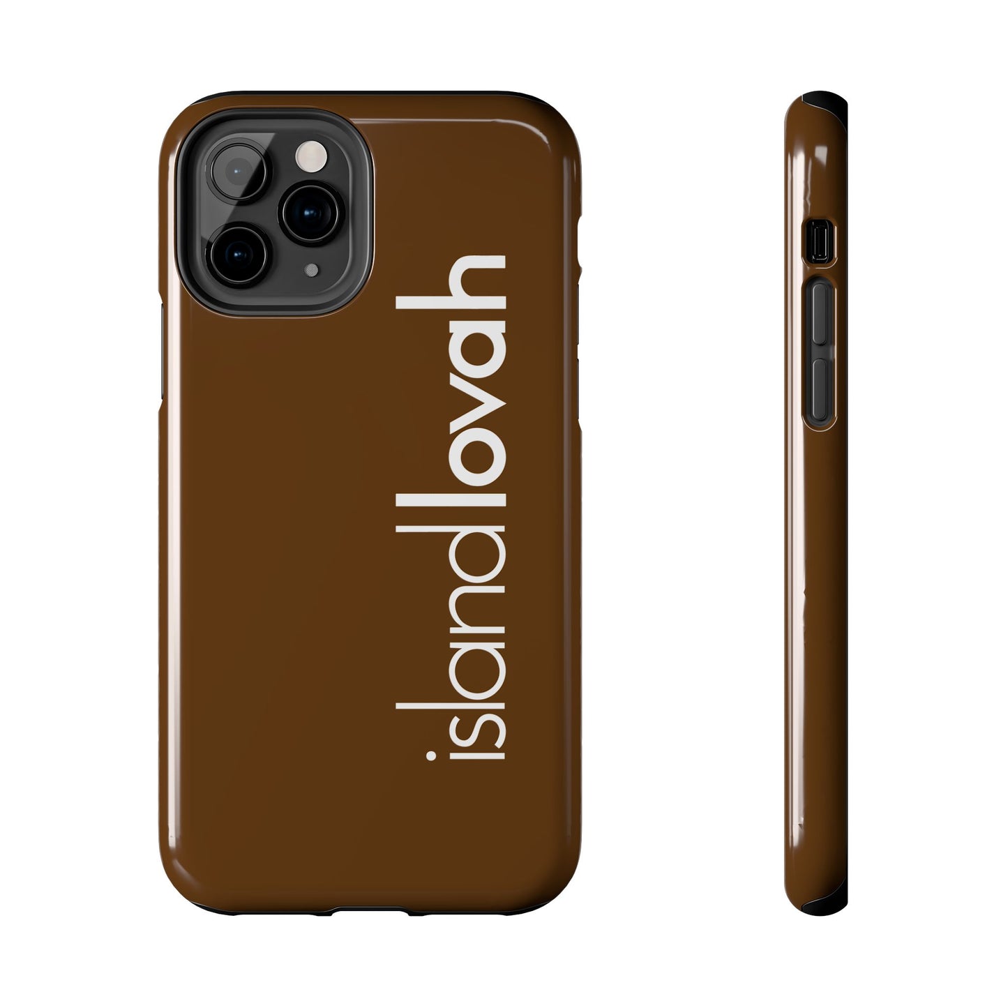 Tough Phone Cases - Island Lovah (Brown)