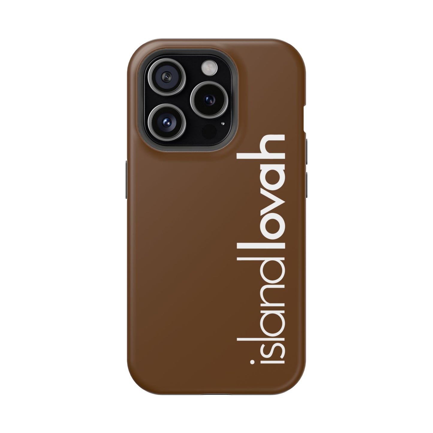 Magnetic Tough Cases iPhone - Island Lovah (Brown)