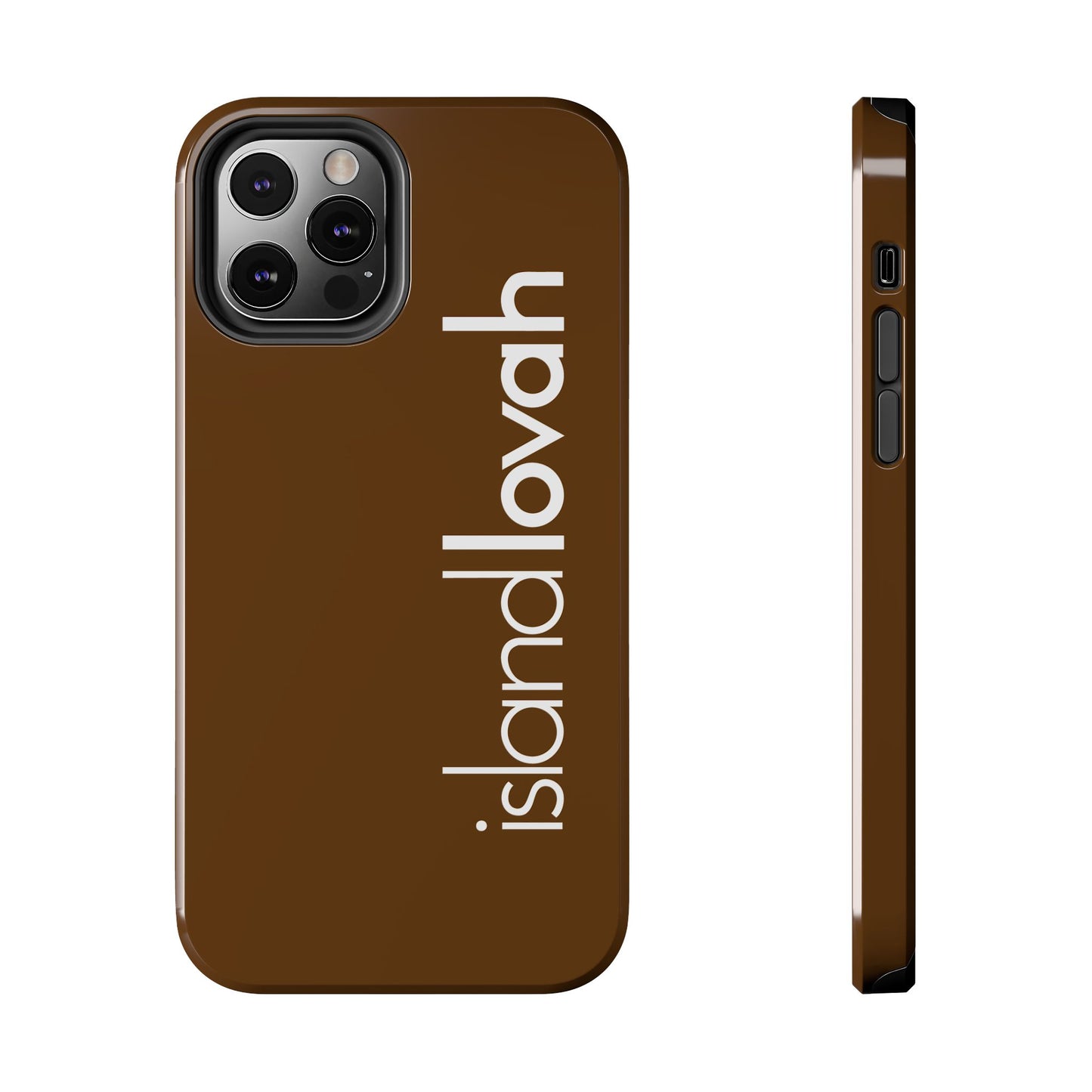Tough Phone Cases - Island Lovah (Brown)