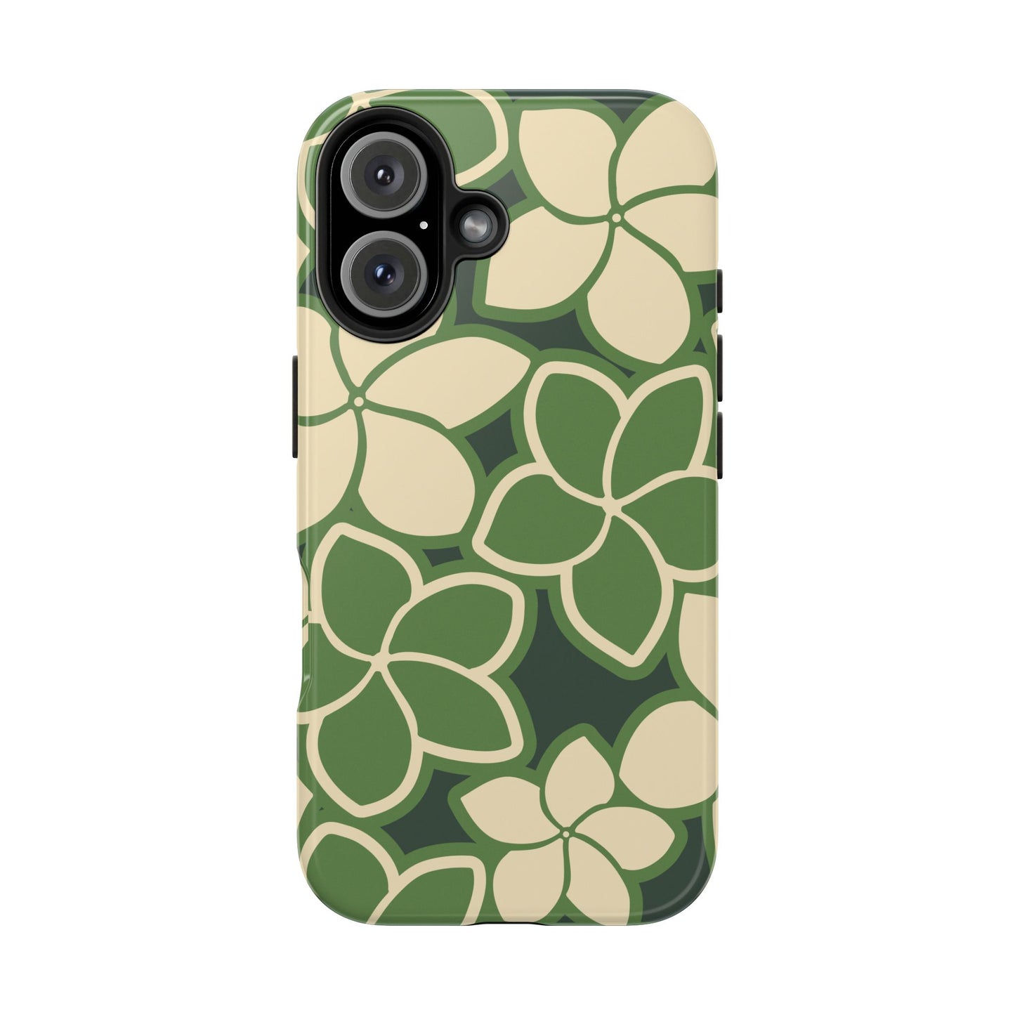 Tough Phone Cases - Plumeria (Green)