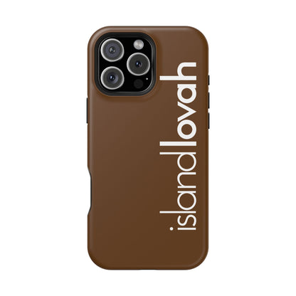 Magnetic Tough Cases iPhone - Island Lovah (Brown)