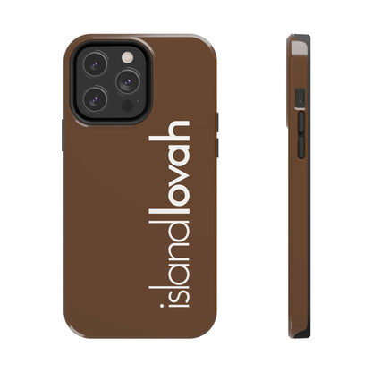 Tough Phone Cases - Island Lovah (Brown)