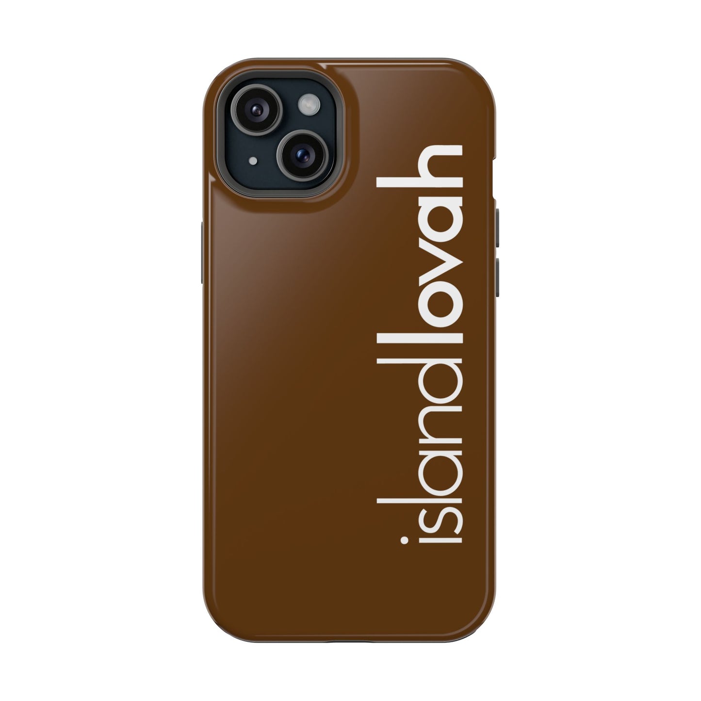 Magnetic Tough Cases iPhone - Island Lovah (Brown)