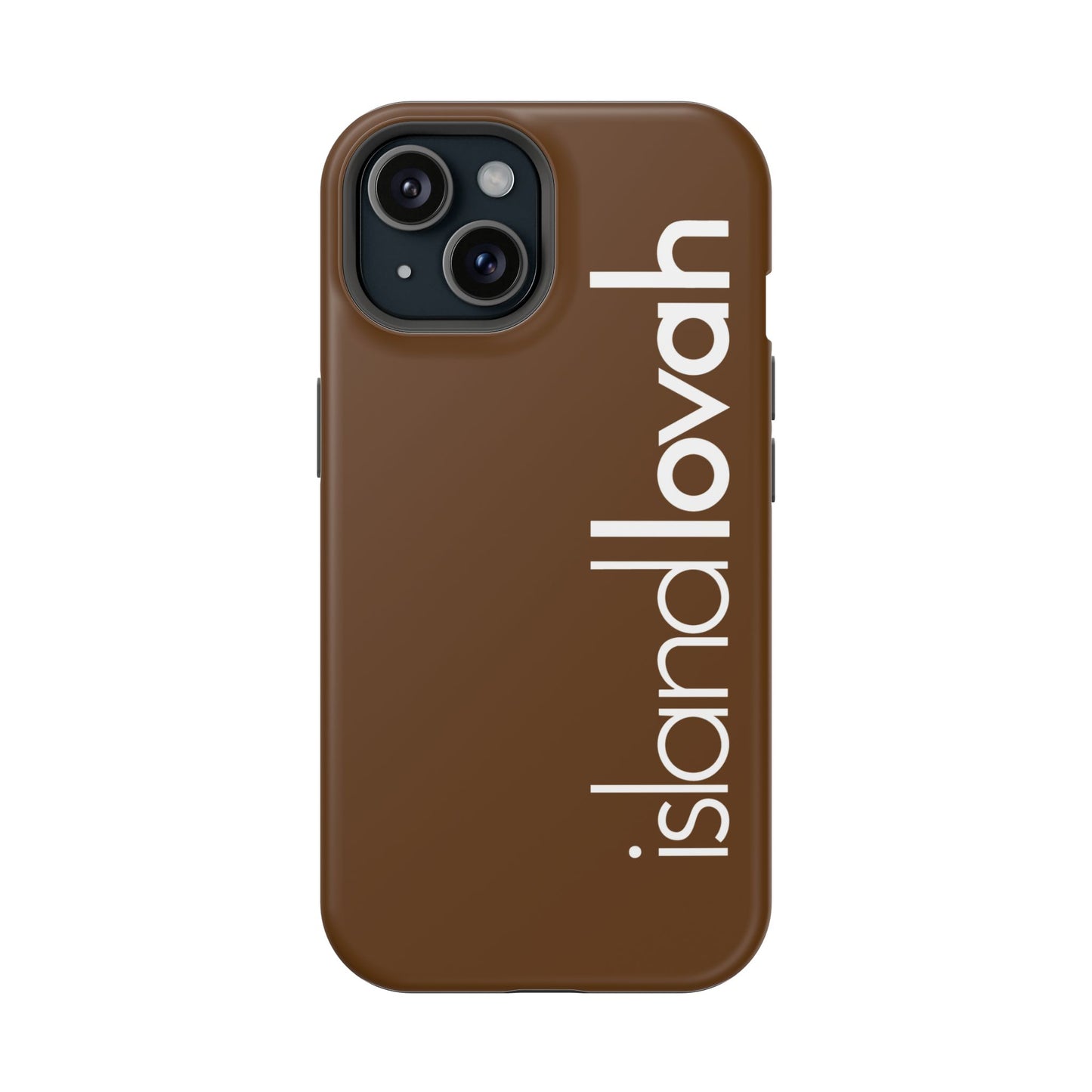 Magnetic Tough Cases iPhone - Island Lovah (Brown)