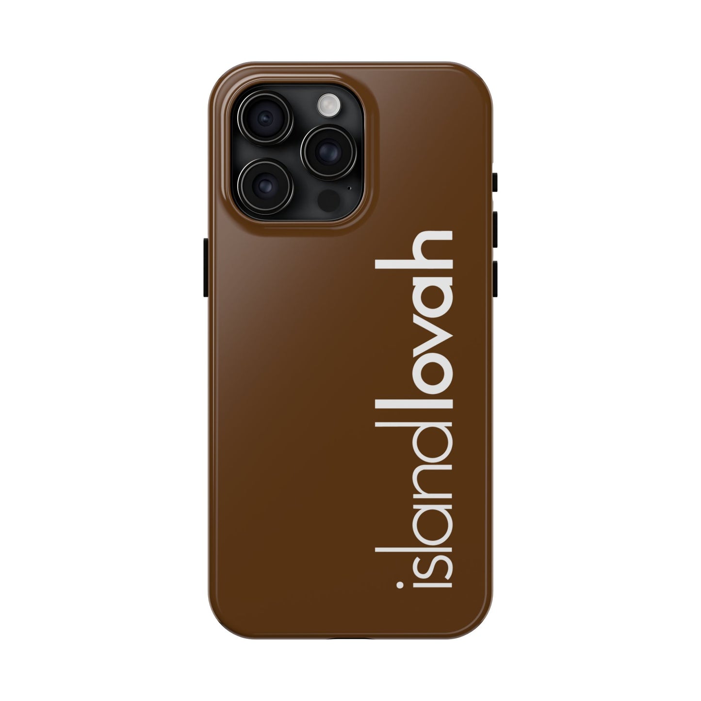 Tough Phone Cases - Island Lovah (Brown)