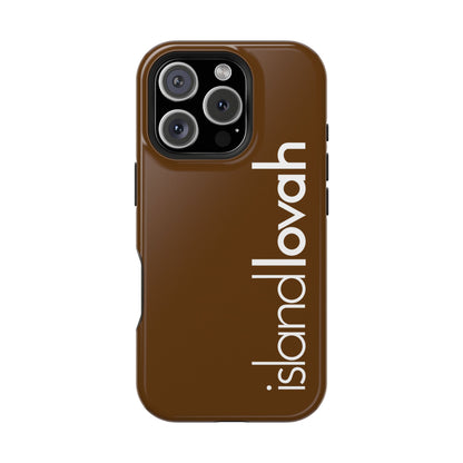 Magnetic Tough Cases iPhone - Island Lovah (Brown)